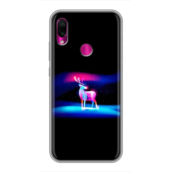 Чехол с рисунком «Яркий олень» для Xiaomi Redmi Note 7 Чехол с рисунком «Яркий олень» для Xiaomi Redmi Note 7