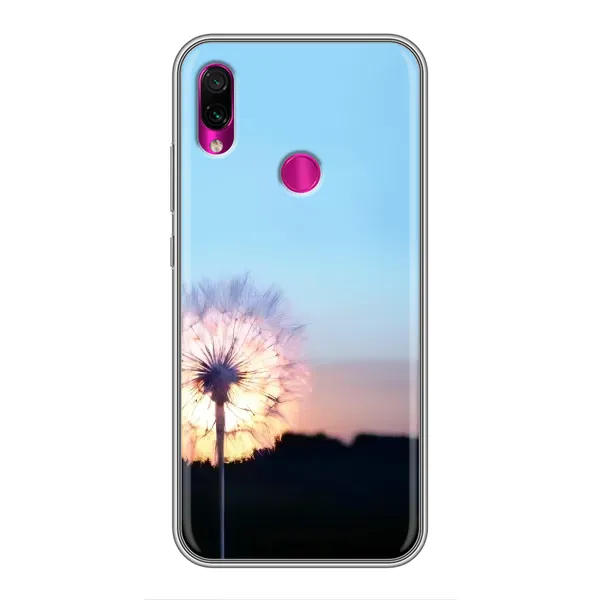 Чехол с рисунком «Закат с одуванчиком» для Xiaomi Redmi Note 7 Чехол с рисунком «Закат с одуванчиком» для Xiaomi Redmi Note 7