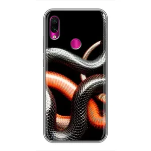 Чехлы с изображением разных животных для Xiaomi Redmi Note 7 (Змея)
