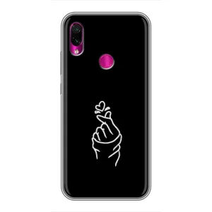 Чехлы (Знак сердечка) на Xiaomi Redmi Note 7 (Знак Сердечка)