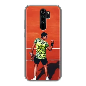Чехлы с принтом Спортивная тематика для Xiaomi Redmi Note 8 Pro (Алькарас Теннисист)
