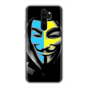 Чехол с Украинской символикой на Редми нот 8 про (Анонимус патриот)