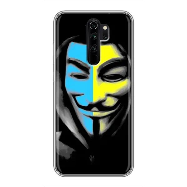 Чохол з малюнком «Анонімус  патріот» для Xiaomi Redmi Note 8 Pro