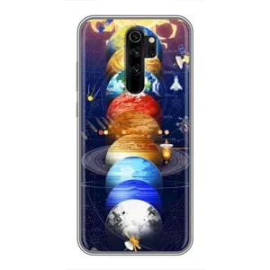 Чохол (ТПУ) з планетами на Xiaomi Redmi Note 8 Pro (Арт планети)
