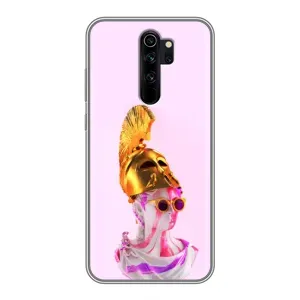 Чохол з Прикольним Принтом на Xiaomi Redmi Note 8 Pro (АРТ Статуя)