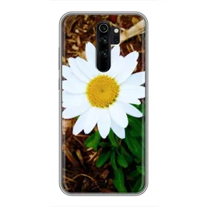 Чехол с ромашками на Xiaomi Redmi Note 8 Pro (Белая ромашка)