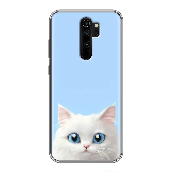 Чехол с рисунком «Белый кот» для Xiaomi Redmi Note 8 Pro Чехол с рисунком «Белый кот» для Xiaomi Redmi Note 8 Pro