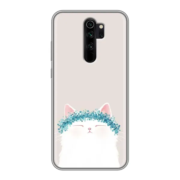 Чехол с рисунком «Белый котик» для Xiaomi Redmi Note 8 Pro Чехол с рисунком «Белый котик» для Xiaomi Redmi Note 8 Pro