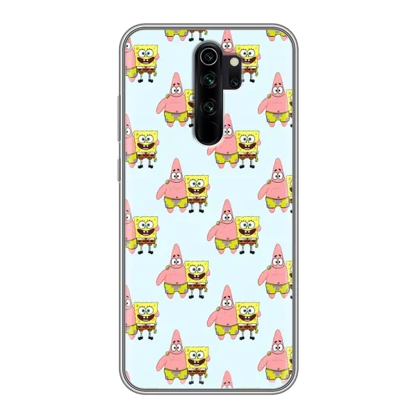 Чехол с рисунком «Боб и Патрик» для Xiaomi Redmi Note 8 Pro