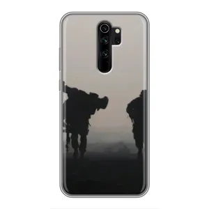 Чехлы на военную тематику для Xiaomi Redmi Note 8 Pro (Бой солдат)