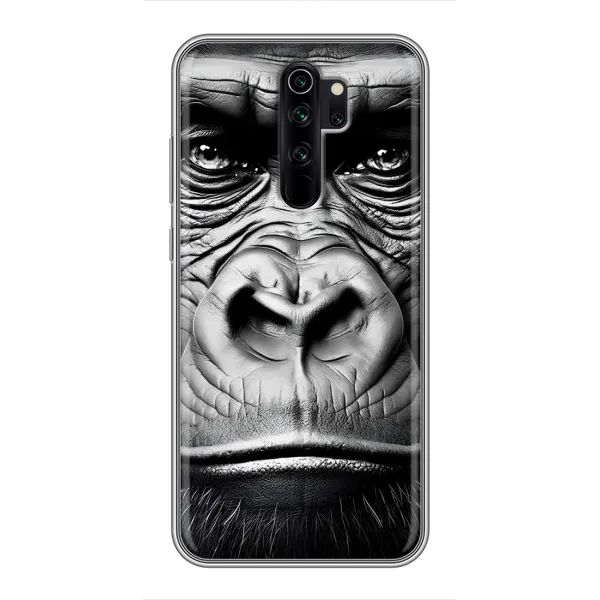 Чехол с рисунком «Черная обезьяна» для Xiaomi Redmi Note 8 Pro Чехол с рисунком «Черная обезьяна» для Xiaomi Redmi Note 8 Pro