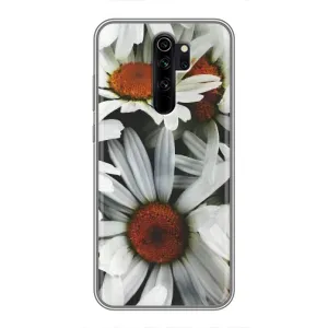 Чехол с ромашками на Xiaomi Redmi Note 8 Pro (Цветы Ромашки)