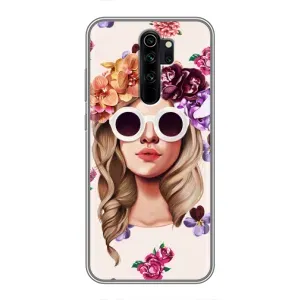 Чехол с картинкой Модные Девчонки Xiaomi Redmi Note 8 Pro (Девушка в очках)
