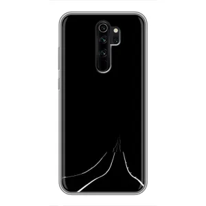 Чехол с картинками на черном фоне для Xiaomi Redmi Note 8 Pro (Дорога)