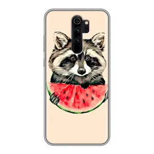 Силіконовий Чохол з Энотами на Xiaomi Redmi Note 8 Pro (Єнот)