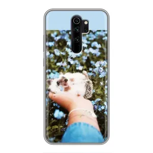Чохли з зображенням різних тварин на Xiaomi Redmi Note 8 Pro (Їжачок в руці)