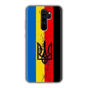 Чехлы УПА (Красно-Чёрный) на Xiaomi Redmi Note 8 Pro (Флаг УПА)