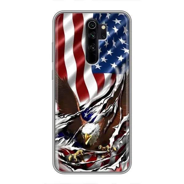 Чехол с рисунком «Флаг USA» для Xiaomi Redmi Note 8 Pro Чехол с рисунком «Флаг USA» для Xiaomi Redmi Note 8 Pro