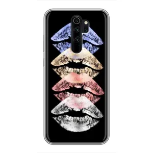 Чехол Стильные девушки на Xiaomi Redmi Note 8 Pro (Губы)
