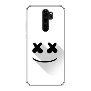 Силиконовые Чехлы (смешные стикеры) для Xiaomi Redmi Note 8 Pro (Х-Х)
