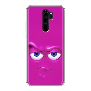 Силиконовые Чехлы (смешные стикеры) для Xiaomi Redmi Note 8 Pro (Хитрая мордочка)