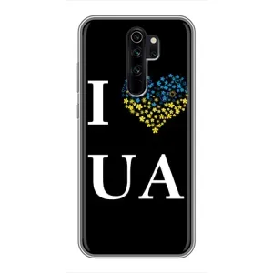 Силиконовый Чехол на Xiaomi Redmi Note 8 Pro (Я-Украина) (I Love UA)