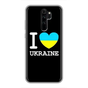 Чехол с Украинской символикой на Редми нот 8 про (I Love Ukraine)