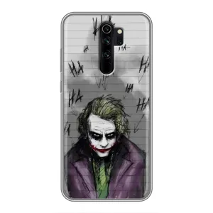 Чохли з картинкою Джокера на Xiaomi Redmi Note 8 Pro (Joker клоун)