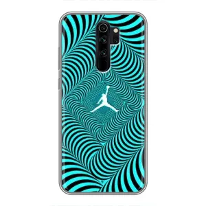 Силиконовый Чехол Nike Air Jordan на Редми нот 8 про (Jordan)