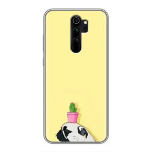 Бампер для Xiaomi Redmi Note 8 Pro з картинкою "Песики" (Кактус на голові)