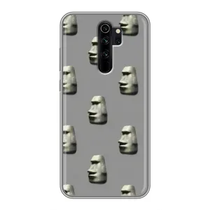Бампер з принтом Меми для Xiaomi Redmi Note 8 Pro (Кам'яна особа)
