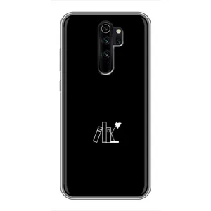 Чехол с картинками на черном фоне для Xiaomi Redmi Note 8 Pro (Книжки)