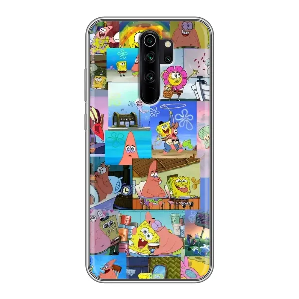 Чехол с рисунком «Комиксы Спанч Боб» для Xiaomi Redmi Note 8 Pro