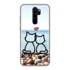 Силіконові Чохли Коханій людині для Xiaomi Redmi Note 8 Pro (Котейки)