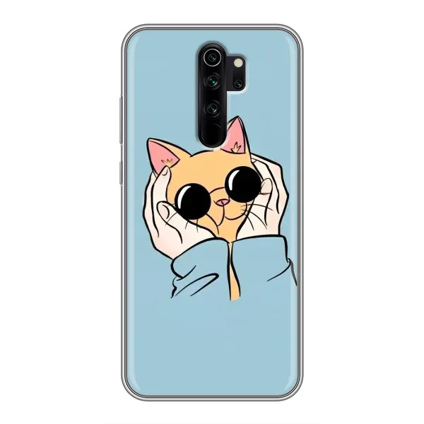 Чехол с рисунком «КОТИК в очках» для Xiaomi Redmi Note 8 Pro Чехол с рисунком «КОТИК в очках» для Xiaomi Redmi Note 8 Pro