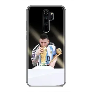 Чохли Лео Мессі Аргентина для Xiaomi Redmi Note 8 Pro (Кубок Світу)