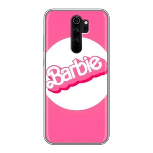 Силіконовый Чохол Барбі фільм на Xiaomi Redmi Note 8 Pro (Лого Барбі)