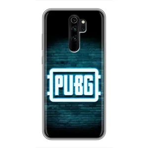 Чехол (TPU) с картинкой "Лого Пабг" на Редми нот 8 про (Лого PUBG)