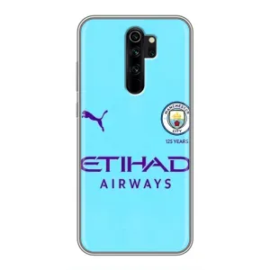 Силиконовые Чехлы принт Футбол на Xiaomi Redmi Note 8 Pro (Man City)