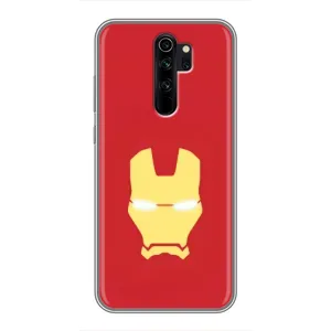 Чехол Супергерой Железный человек на Xiaomi Redmi Note 8 Pro (Man)
