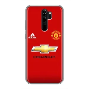 Силиконовые Чехлы принт Футбол на Xiaomi Redmi Note 8 Pro (Man United)
