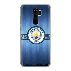 Силиконовые Чехлы принт Футбол на Xiaomi Redmi Note 8 Pro (ManCity)