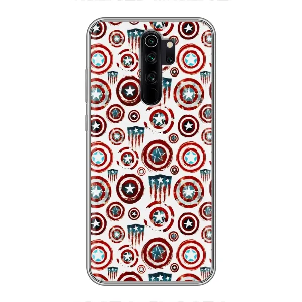 Чохол з малюнком «Марвел щити» для Xiaomi Redmi Note 8 Pro Чохол з малюнком «Марвел щити» для Xiaomi Redmi Note 8 Pro