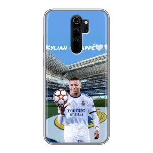 Чохол (TPU) з Футболістом на Xiaomi Redmi Note 8 Pro (Mbappe Real)