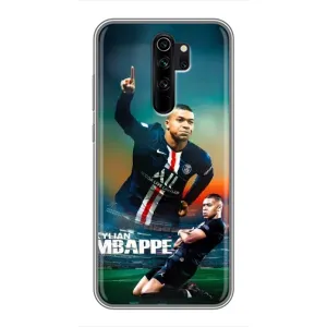 Чохол (TPU) з Футболістом на Xiaomi Redmi Note 8 Pro (MBAPPE)