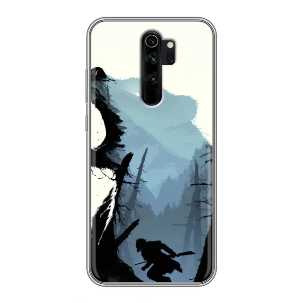 Чехол с рисунком «Медведь и лес» для Xiaomi Redmi Note 8 Pro Чехол с рисунком «Медведь и лес» для Xiaomi Redmi Note 8 Pro