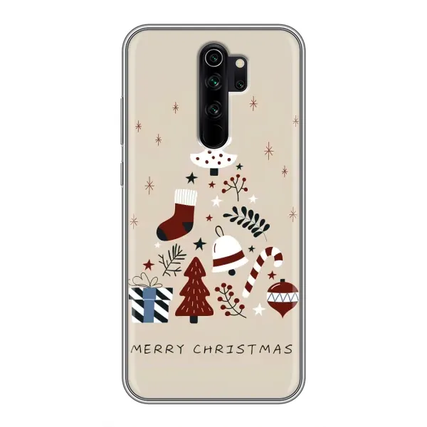 Чехол с рисунком «Merry Christmas» для Xiaomi Redmi Note 8 Pro