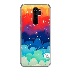 Силиконовый чехол с котиком для Xiaomi Redmi Note 8 Pro (Mew)