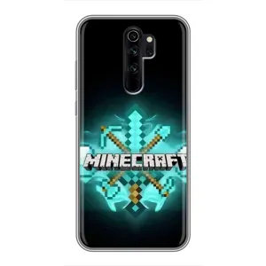Чехол майнкрафт для Xiaomi Redmi Note 8 Pro (MineCraft 2)
