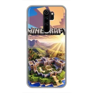 Чехол майнкрафт для Xiaomi Redmi Note 8 Pro (MINECRAFT)